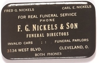 Nickels and Sons Funeral Directors Mirror