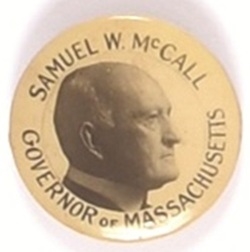 Samuel McCall, Governor of Massachusetts