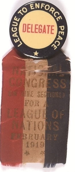 League of Nations Delegate Badge
