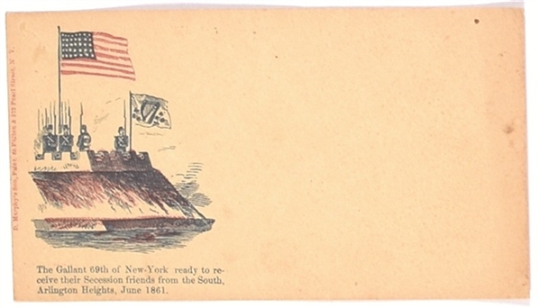 Civil War Cover, 69th NY Regiment