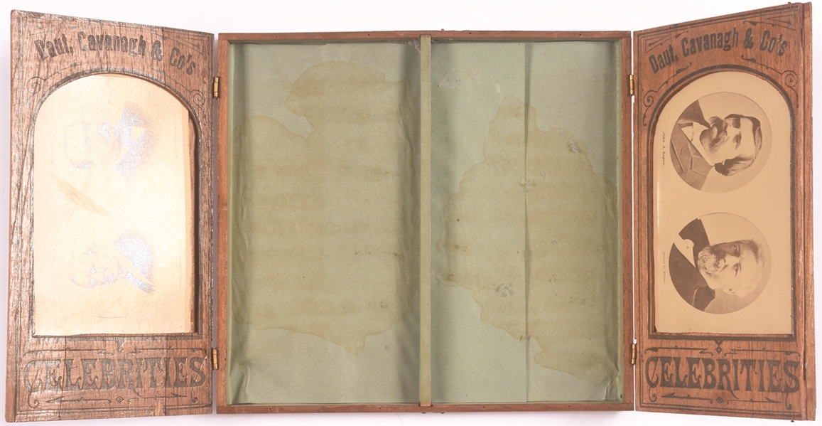 Celebrities 1884 Cigar Box