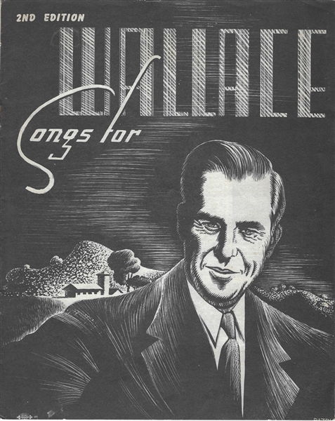 Rare Henry Wallace Song Book