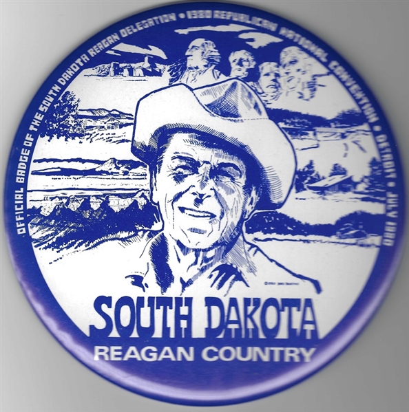 South Dakota Reagan Country 6-Inch Celluloid