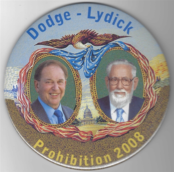 Dodge and Lydick Prohibition Party Jugate