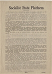 LaFollette, Wheeler Socialist Party of California Handbill